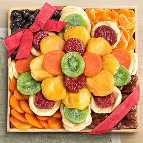 Bloom Dried Fruit Deluxe with Wood Tray Gift