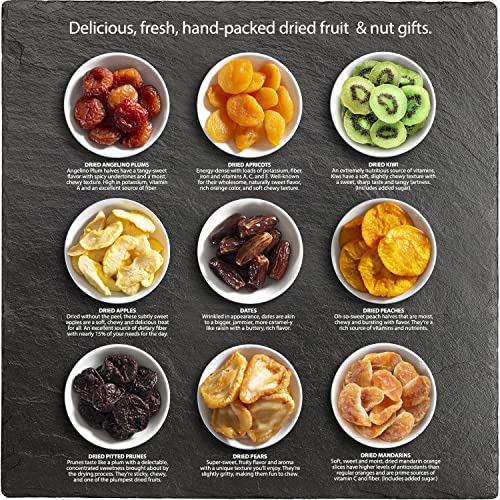 Bloom Dried Fruit Deluxe with Wood Tray Gift