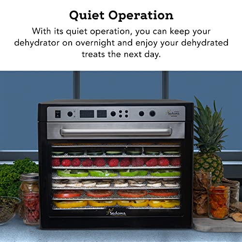 Tribest Supreme Commercial Electric Food Dehydrator, Black