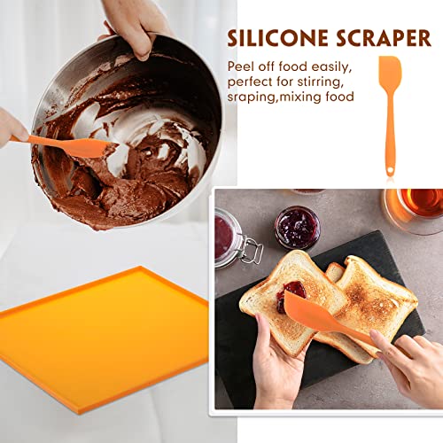 8 Pcs Silicone Dehydrator Sheets with Edge and 10 Pcs Mesh Dehydrator Mats: Non-Stick Dehydrator Accessories