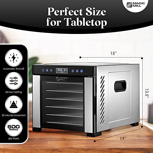 Magic Mill Food Dehydrator | Stainless Steel Trays