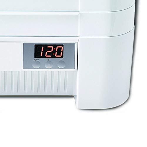 5-Tray Stackable Electric Food Dehydrator with Temperature Control