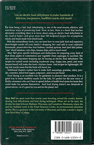 Mary Bell's Complete Dehydrator Cookbook - Hardcover