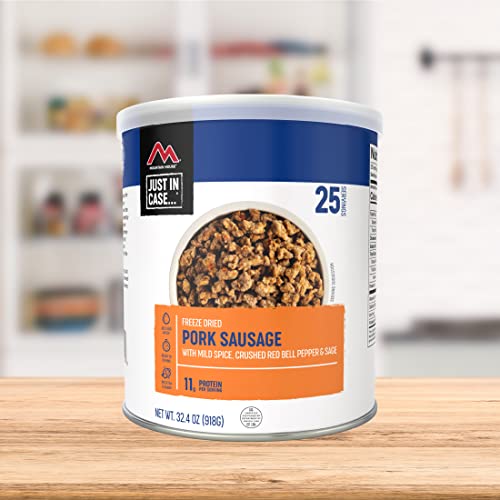 Mountain House Freeze Dried Pork Sausage - 6 Cans