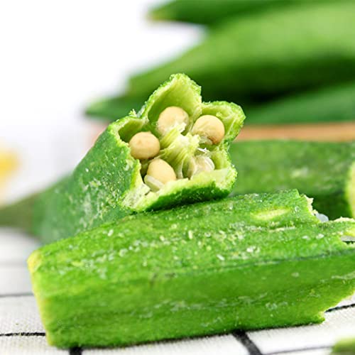 Okra Chips Snack - Freeze Dried Crunchy Crisps