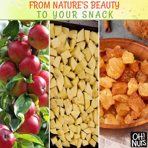 Chunky Diced Cinnamon Dried Apples - 1LB Bag