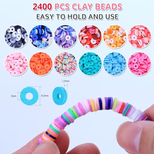 3200 Pcs Unicorn Jewelry Kit for DIY Crafts