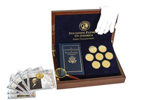 Franklin Mint Founding Fathers 7-Piece Coin Set