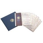 Franklin Mint Founding Fathers 7-Piece Coin Set