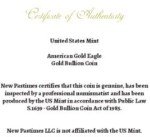 2024 American Gold Eagle 1/10 oz Coin