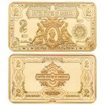 4-Piece US Challenge Gold-Plated Coin Set