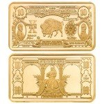 4-Piece US Challenge Gold-Plated Coin Set