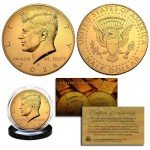 2018-D JFK Kennedy Half Dollar Gold Coin