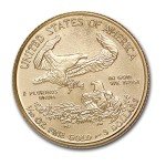1/10 oz Gold American Eagle Coin with Certificate