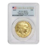 2025 American Gold Buffalo 1oz MS-70 Coin