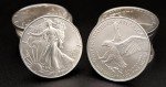 Lot of 5 Silver American Eagle Coins