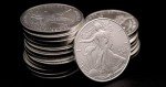 Lot of 5 Silver American Eagle Coins
