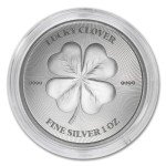 2023 Silver Lucky Clover Coin with Authenticity Certificate