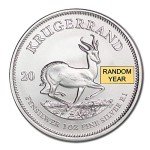 South African Silver Krugerrand Coin - 1 oz