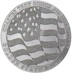 1/4 oz Bald Eagle Silver Round with Pouch