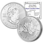 2023 Canadian Maple Leaf 1 oz Silver Coin