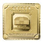 Geiger 1 Gram Gold Bar .999 Fine