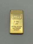 5g Gold Swiss Bullion Bar .999 Fine