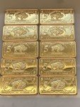 10-Pack of 5 Gram Gold Buffalo Bullion Bars