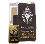 Scottsdale Mint 1 Gram .9999 Gold Bullion Bar