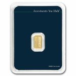 1 Gram APMEX Gold Bar - Perfect Investment
