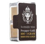 Scottsdale Mint 1 Gram .9999 Gold Bullion Bar