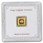 1g Gold Bar - Geiger Edelmetalle with Assay