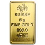5g PAMP Suisse Gold Bar - Lady Fortuna