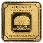 1g Gold Bar - Geiger Edelmetalle with Assay