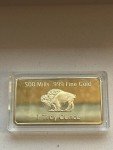 1 oz Gold Buffalo Bullion Bar .999 Fine