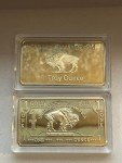 1 oz Gold Buffalo Bullion Bar .999 Fine