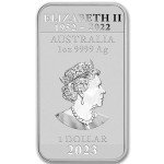 2023 1 oz Australian Silver Dragon Bar Coin