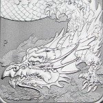 2023 1 oz Australian Silver Dragon Bar Coin