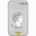 10 oz Silver Bars - Perth Mint Dragon Series