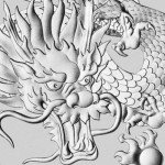 2022 Australian Silver Dragon 1 oz Bar Coin