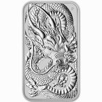 10 oz Silver Bars - Perth Mint Dragon Series