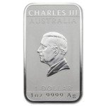 2024 1 oz Australian Silver Dragon Bars (5-Pack)