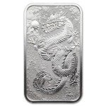 2024 1 oz Australian Silver Dragon Bars (5-Pack)
