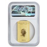 2023 1 oz Australian Gold Dragon Bar NGC
