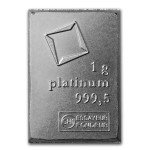 1 Gram Valcambi Platinum Bar