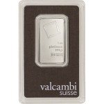 Valcambi Suisse 1 oz Platinum Bar - 999.5 Fine