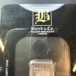 Baird & Co. 1/10 oz Platinum Bar - Vintage