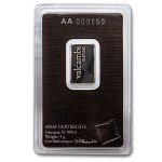 5 Gram Valcambi Platinum Bar - Assay Included