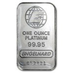 Engelhard 1 oz Platinum Bar in Assay