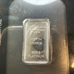 Baird & Co. 1/10 oz Platinum Bar - Vintage